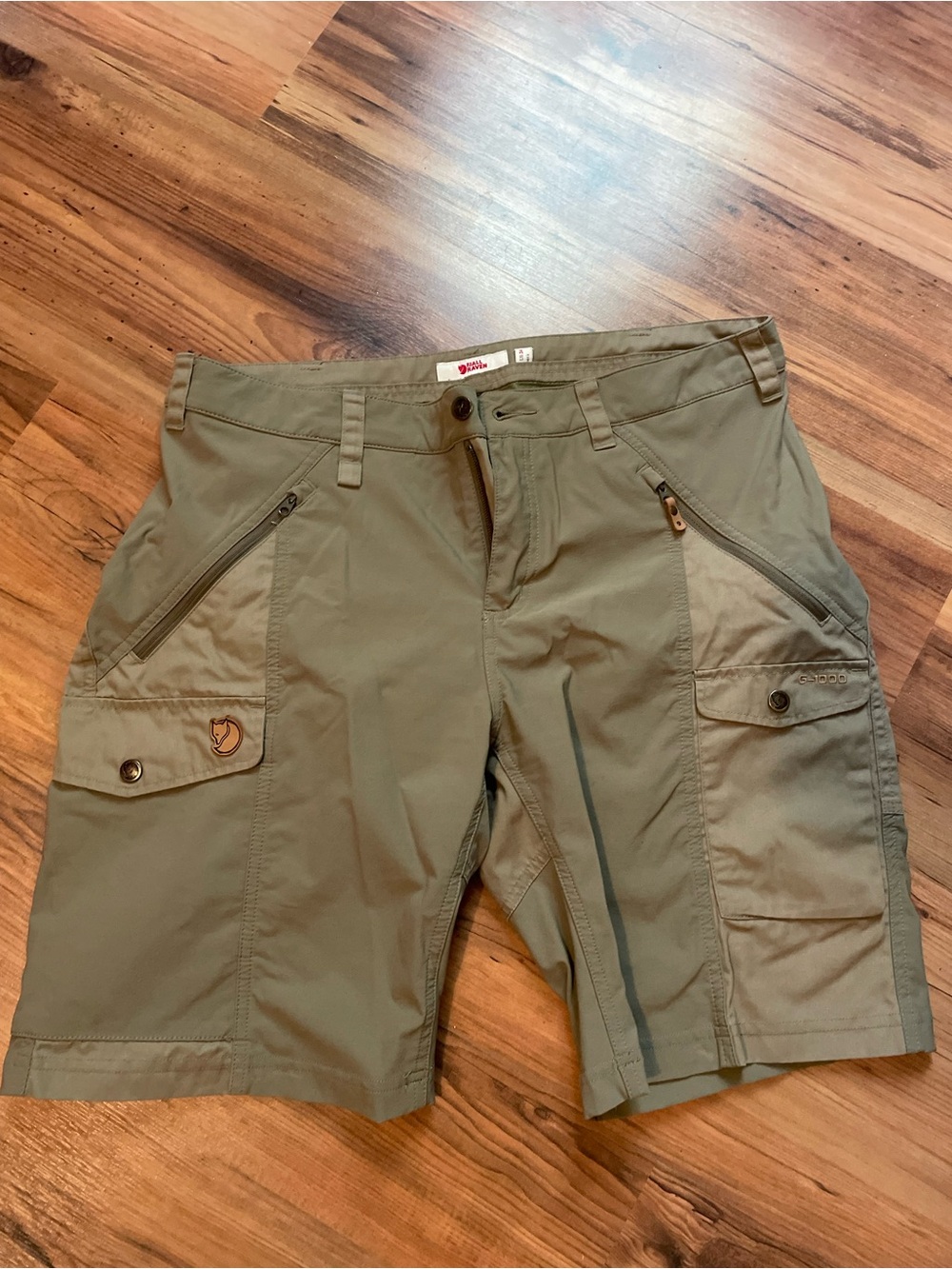 Fjallraven Olive Green Women's Cargo Shorts
